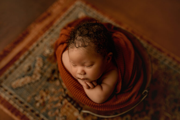 newborn boy in York PA Newborn Photographer Studio